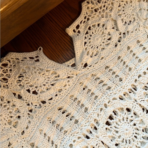 Isabel Marant Étoile Cream Crochet Top - Picture 4 of 5